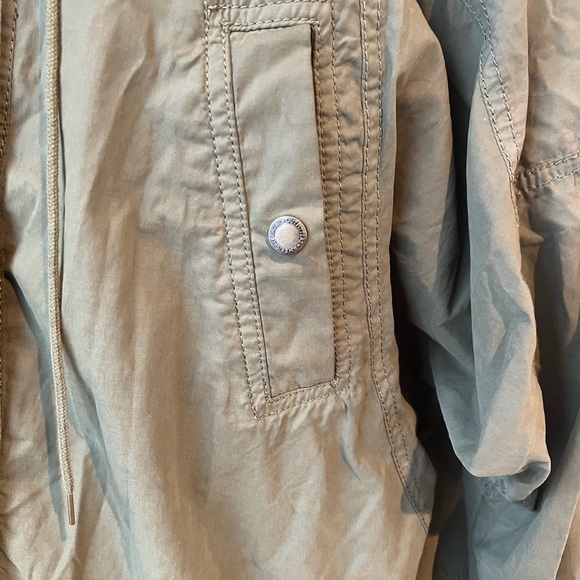 American‎ Eagle Outfitters Drawstring Hooded Utility Jacket Green Size Small - Picture 8 of 13